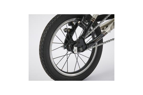 折りたたみ自転車！後輪パンク、ギア付き K1(ケーワン) DAHON(ダホン) 折りたたみ自転車 14インチ