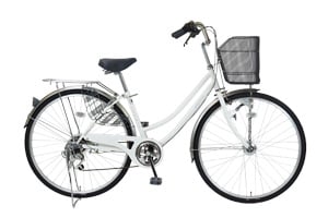 ／LARGHETTO(ラルゲッタ)［外装6段変速］［27インチ］［クラス18キャリア］［後カゴ取付可能］［パンクに強い］