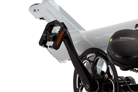 可倒式アルミペダル