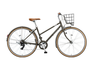 T.XHカーキ／【通学自転車まるごとセット】カゴ付きMARKROSA 7S ［アルミフレーム］［外装7段変速］［26インチ］［27インチ］