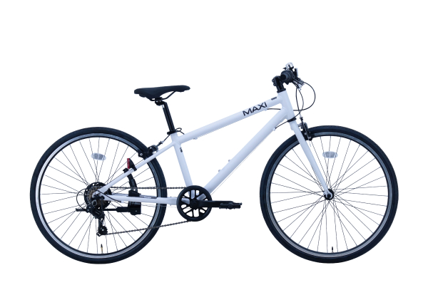 自転車 折りたたみクロスバイク 中古 ホワイト 24インチ - クロスバイク