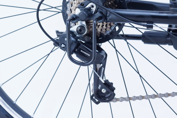 SHIMANO製なのでスムーズなギアチェンジ