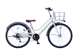 フラットアイボリー／ノルディックプレイ・ジュニア［外装6段変速］［LEDオートライト］