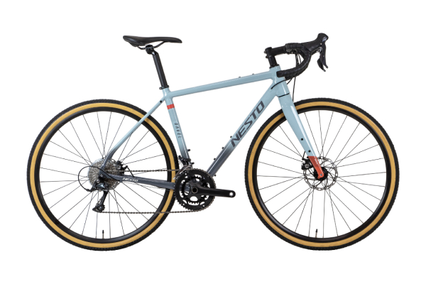 グレイッシュブルー/グレーグラデーション