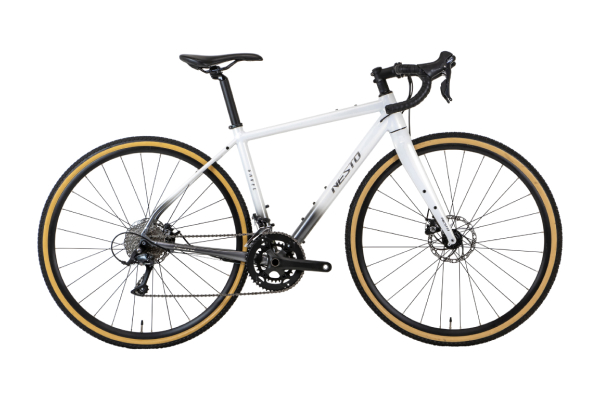 ホワイト/シルバーグラデーション