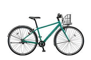 E.Xコバルトグリーン／フェンダー・カゴ付きORDINA F5B［アルミフレーム］［内装5段変速］