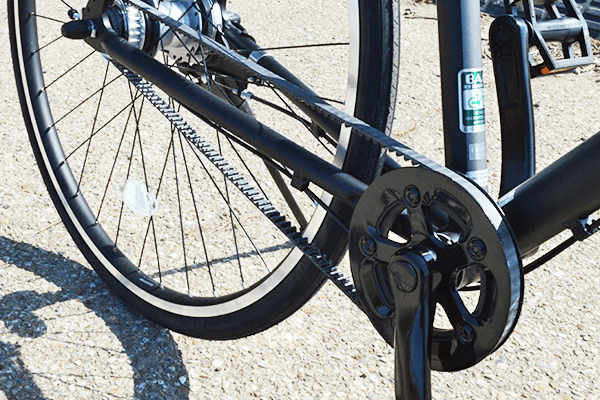 BRIDGESTONE ORDINA ベルト 内装５段 写真で見るBRIDGESTONE GREENLABEL：自転車通勤・通学にぴったり