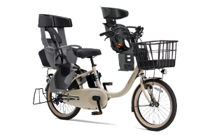 マットグレイッシュベージュ／3人乗りPAS babby［内装3段変速］［20インチ］［クラスSキャリア］