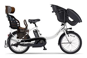 ／3人乗り用チャイルドシート付きPAS Kiss mini un［内装3段変速］［20インチ］［3人乗り対応］