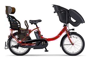 ／3人乗り用チャイルドシート付きPAS Kiss mini un［内装3段変速］［20インチ］［3人乗り対応］