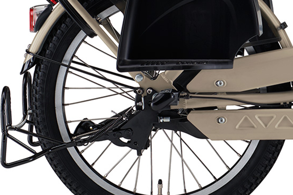 平らな道、ちょっとした坂やキツイ坂など、道の状態に合わせて最適なギアを選べます。