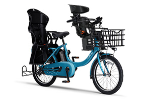 3人乗り用チャイルドシート付きPAS Babby un ヤマハ(YAMAHA) 子供乗せ  