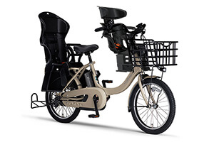 熱販売 3人乗り用チャイルドシート付きPAS ヤマハ(YAMAHA un Babby 自転車本体