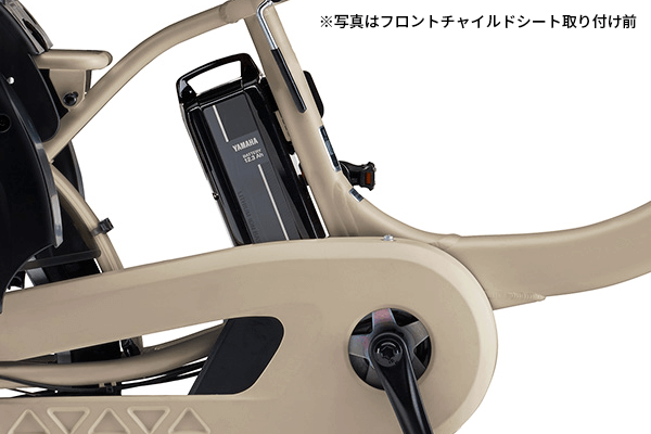 3人乗り用チャイルドシート付きPAS Babby un ヤマハ(YAMAHA