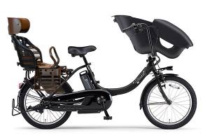 ／3人乗り用チャイルドシート付きPAS kiss mini un -2019モデル-［内装3段変速］［20インチ］