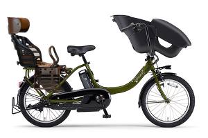 ／3人乗り用チャイルドシート付きPAS kiss mini un -2019モデル-［内装3段変速］［20インチ］