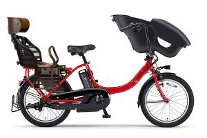 ／3人乗り用チャイルドシート付きPAS kiss mini un -2019モデル-［内装3段変速］［20インチ］