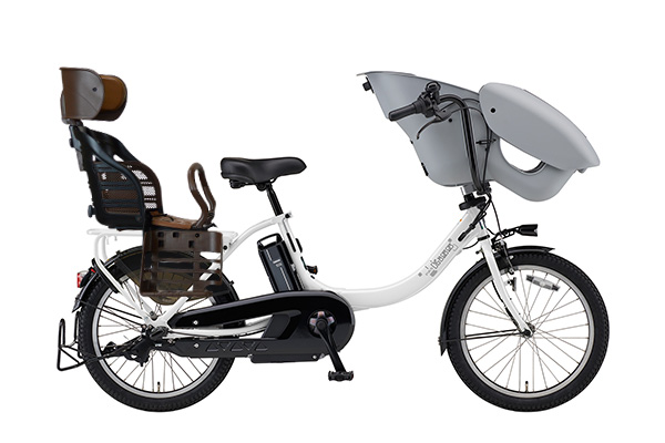 3人乗り用チャイルドシート付きPAS kiss mini un ヤマハ(YAMAHA) 子供  