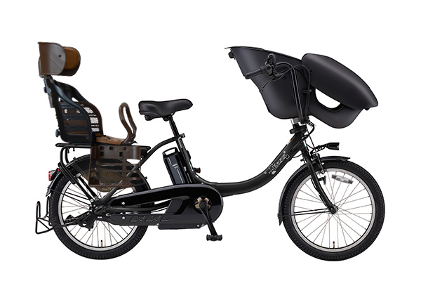 3人乗り用チャイルドシート付きPAS kiss mini un ヤマハ(YAMAHA) 子供 