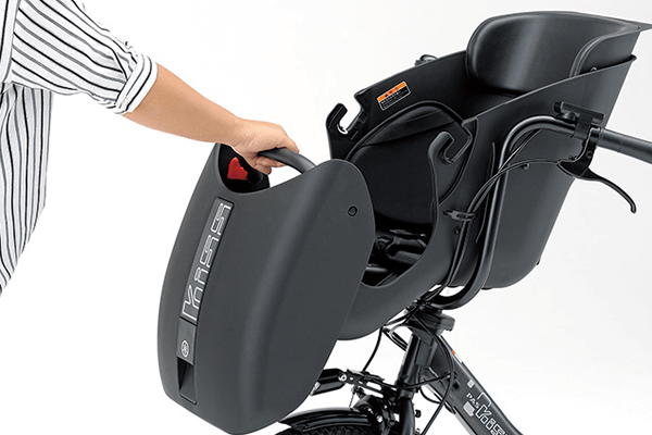 3人乗り用チャイルドシート付きPAS kiss mini un ヤマハ(YAMAHA) 子供