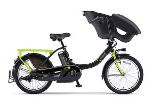 ブラック/グリーン／PAS kiss mini un -2019モデル-［内装3段変速］［20インチ］［3人乗り対応］