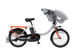 グレー/オレンジ／PAS kiss mini un -2019モデル-［内装3段変速］［20インチ］［3人乗り対応］