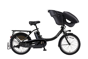 マットブラック2／PAS kiss mini un -2019モデル-［内装3段変速］［20インチ］［3人乗り対応］