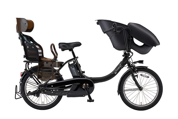 【電動アシスト自転車】ヤマハ 3人乗り用チャイルドシート付きPAS kiss mini un SP -2019モデル- 電動自転車・電動アシスト自転車 子供乗せ自転車 20インチ