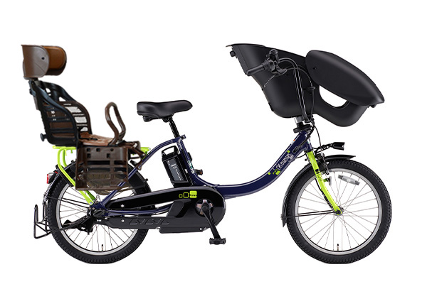 【電動アシスト自転車】ヤマハ 3人乗りPAS Kiss mini un SP 電動自転車・電動アシスト自転車 子供乗せ自転車 20インチ