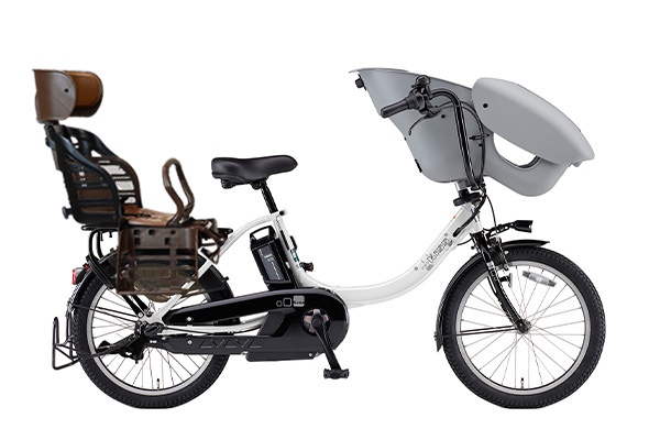 CA ヤマハ 電動自転車 パス キッス 茶 20インチ 子供乗せ