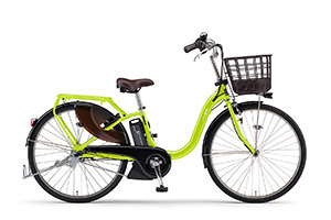 ライムグリーン／PAS With -2018/2019モデル-［内装3段変速］［24インチ］［26インチ］［クラス27キャリア］