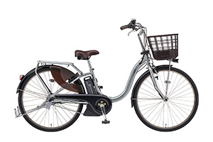 ピュアシルバー／PAS With -2018/2019モデル-［内装3段変速］［24インチ］［26インチ］［クラス27キャリア］