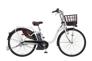 ピュアパールホワイト／PAS With -2018/2019モデル-［内装3段変速］［24インチ］［26インチ］［クラス27キャリア］