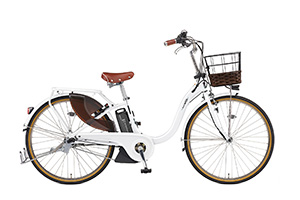 ピュアホワイト／PAS With DX -2018/2019モデル-［内装3段変速］［クラス27キャリア］［24インチ］［26インチ］