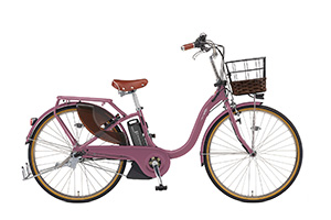 ワインレッド／PAS With DX -2018/2019モデル-［内装3段変速］［クラス27キャリア］［24インチ］［26インチ］