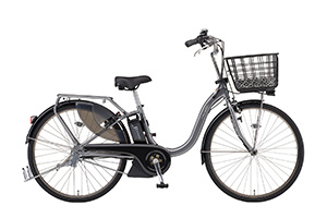 グレーメタリック／PAS With SP -2018/2019モデル-［内装3段変速］［クラス27キャリア］［24インチ］［26インチ］