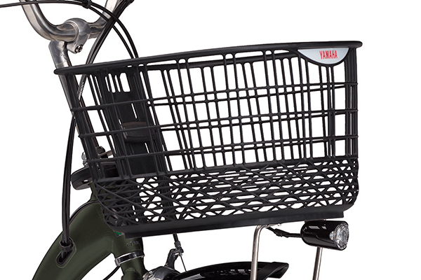 大容量バスケット搭載のため、たくさん買い物しても大丈夫！。容量約24リットル。