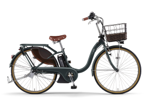 ヤマハ PAS （中古） 26インチ ３段ギア 色 グリーン - 電動アシスト自転車