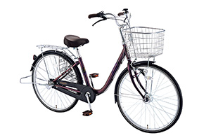 マットパープル／プリマティークアルミノ263［内装3段変速］［26インチ］［クラス27キャリア］