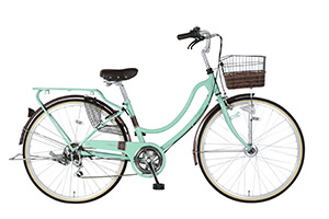 ライトグリーン／Lydiare（リディアーレ）［26インチ］［外装6段変速］［クラス27キャリア］