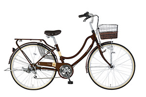 ダークブラウン／Lydiare（リディアーレ）［26インチ］［外装6段変速］［クラス27キャリア］