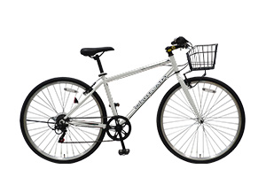 ホワイト／カゴ付きRIGHTPATH(ライトパース)［外装6段変速］