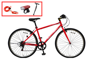 レッド／クロスバイク入門セット/RIGHTPATH(ライトパース)