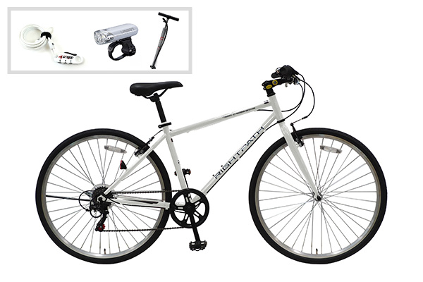 cyma クロスバイク入門セット/RIGHTPATH(ライトパース) スポーツ自転車 クロスバイク 700C