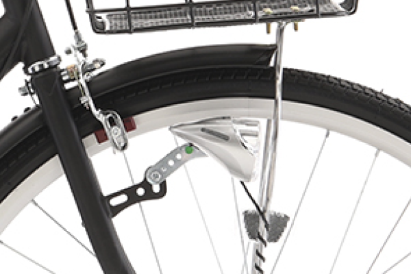 高輝度LEDを搭載した自動点灯ライト。