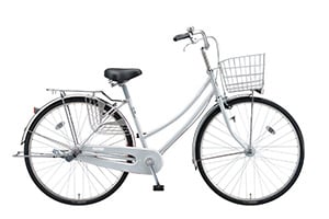 【引取限定】ブリジストン　シルバー シティサイクル 26インチ バスケット2個 スクリッジ -W型 26インチモデル- ブリヂストン(BRIDGESTONE