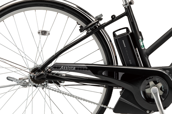 内装式のため、チェーンが外れることが少なく止まった状態でも変速が可能です。