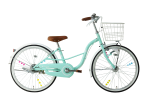 J1113【リユースのサカイ柏店】　シティサイクル　Attivo　アッティーボ　ミントグリーン　ダイナモライト　24インチ　★店頭にて試乗可★ 簡易クリーニング済　　 中古自転車 　流山市  松戸市 我孫子市 鎌ヶ谷市 船橋市 守谷市 取手市 Shiley(シャーリー) サカイサイクル こども用自転車 24インチ 22インチ
