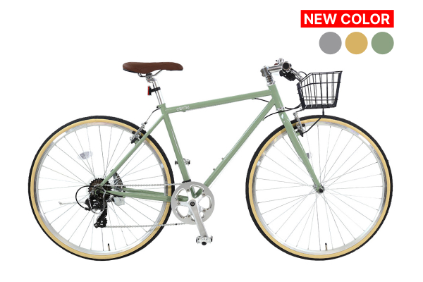カゴ付きcavite(キャビテ) クロスバイク 700C | 自転車通販「cyma 