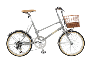 アッシュグレイ／mimosa(ミモザ)［外装6段変速］［20インチ］